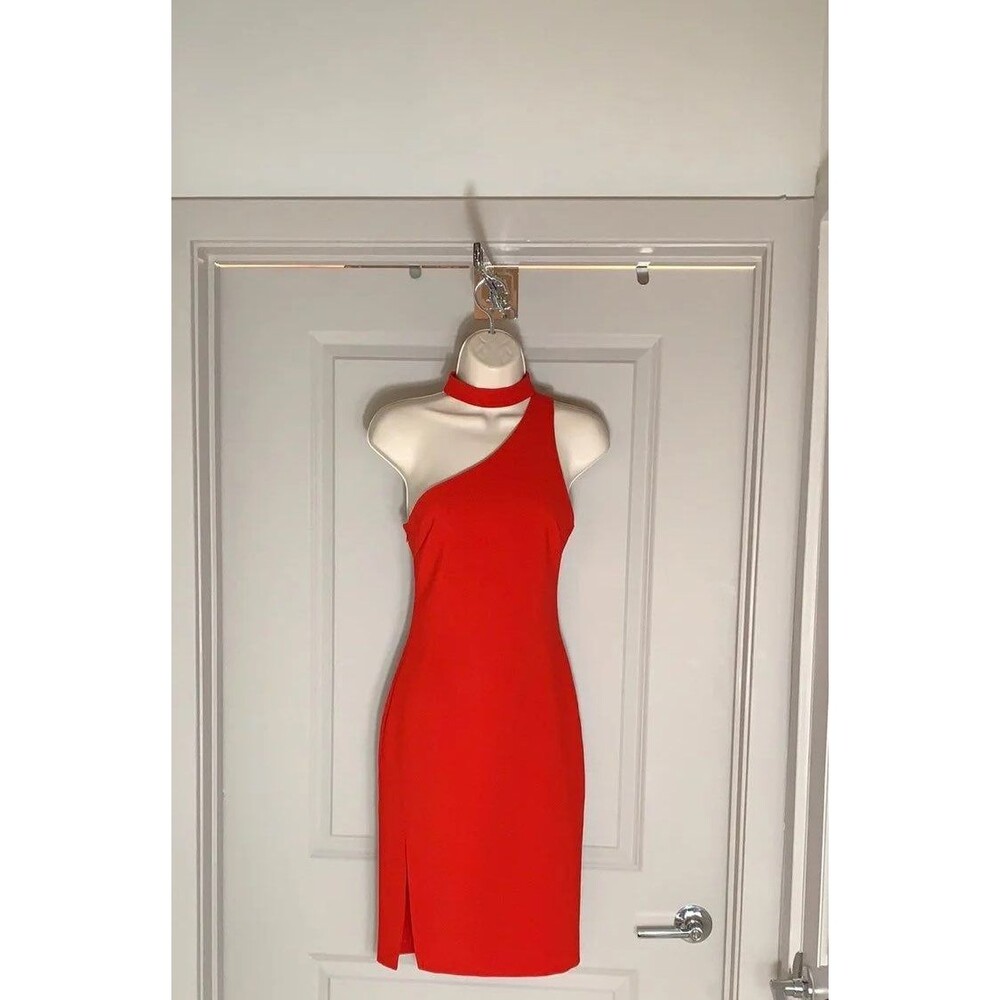 Likely Red One Shoulder Dress NWT sz 0
